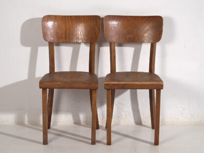 Thonet vintage style chairs (c.1950). Set of 6 pieces #3