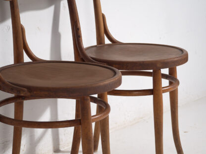 Antique Thonet chairs (c.1920). Set of 2 pieces #1