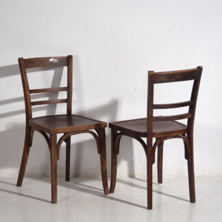 Vintage bentwood chairs (c.1950). 2 piece set #1