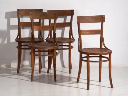 Conjunto antiguo de sillas Thonet (c.1920). Conjunto de 4 piezas #1