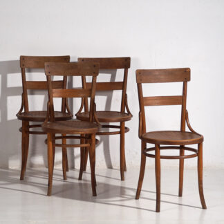 Conjunto antiguo de sillas Thonet (c.1920). Conjunto de 4 piezas #1