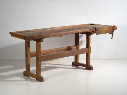 Mesa de carpintero antigua (c.1920) #18