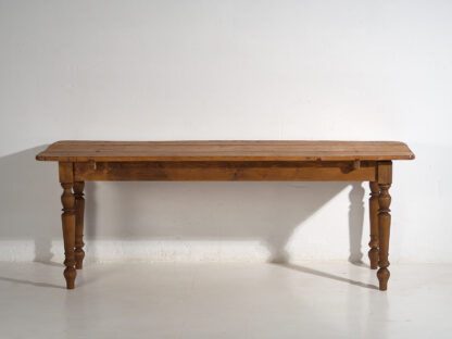 Mesa de comedor rectangular antigua (c.1920) #21