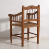Fauteuil ancien en bois massif (c.1940) #4