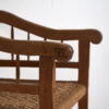 Fauteuil ancien en bois massif (c.1940) #4 – Image 4