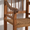Fauteuil ancien en bois massif (c.1940) #4 – Image 7