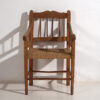 Fauteuil ancien en bois massif (c.1940) #4