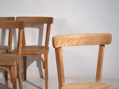 Thonet antique wooden chairs (c.1920). 6-piece set #1