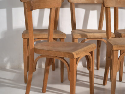 Thonet antique wooden chairs (c.1920). 6-piece set #1