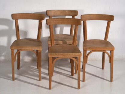 Thonet antique wooden chairs (c.1920). 6-piece set #1