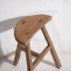 Antique wabi sabi style stool (c.1900) #6 - Image 3