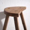 Antique wabi sabi style stool (c.1900) #6 - Image 5