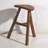 Antique wabi sabi style stool (c.1920) #6