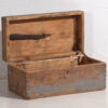 Petit coffre ancien à patine grise (c.1920) #1