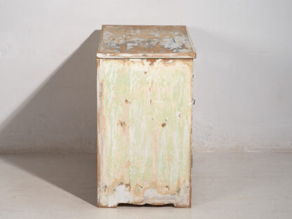 Antique base cabinet with white patina (c.1920) #42