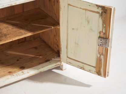 Antique base cabinet with white patina (c.1920) #42 - Image 6