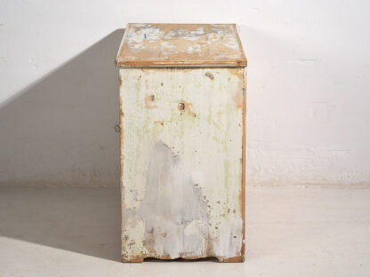 Antique base cabinet with white patina (c.1920) #42