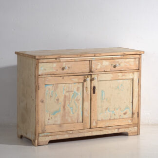 Antique chest of drawers with cream patina (c.1920) #43