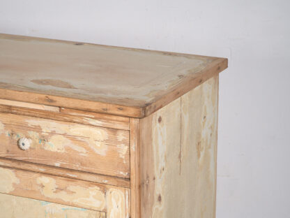 Antique chest of drawers with cream patina (c.1920) #43 - Image 17