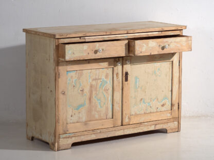 Antique chest of drawers with cream patina (c.1920) #43