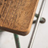 Tabouret carré de style industriel (c.1960) #7 – Image 2