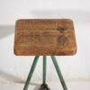 Tabouret carré de style industriel (c.1960) #7 – Image 3