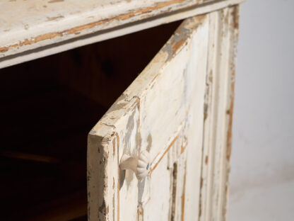 Petite armoire blanche ancienne (c.1900) #48 – Image 11