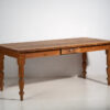 Mesa larga antigua de madera maciza (c.1920) #53