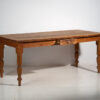 Mesa larga antigua de madera maciza (c.1920) #53