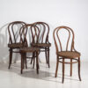 Anciennes chaises Thonet n°18 (c.1920). Ensemble de 4 pièces n°11