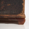 Antique long trunk painted with floral motifs (Year 1876) #1 - Image 11