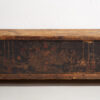 Antique long trunk painted with floral motifs (c.1876) #1