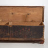 Antique long trunk painted with floral motifs (Year 1876) #1 - Image 14