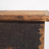 Antique long trunk painted with floral motifs (Year 1876) #1 - Image 10