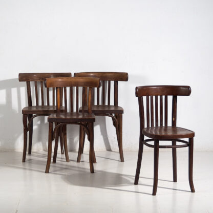 Bistrot chairs Thonet No.763 (c.1920). Set of 4 pieces #1