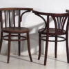 Chaises anciennes avec accoudoirs (vers 1920). Ensemble de 4 pièces #3