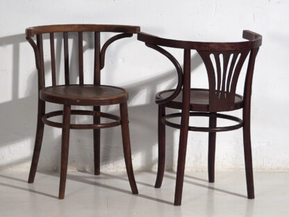 Antique chairs with armrests (c.1920). Set of 4 pieces #3