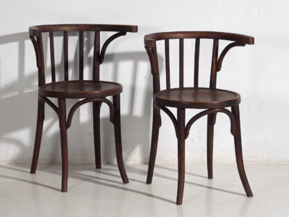 Antique chairs with armrests (c.1920). Set of 4 pieces #3