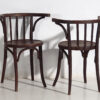Chaises anciennes avec accoudoirs (vers 1920). Ensemble de 4 pièces #3