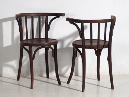 Antique chairs with armrests (c.1920). Set of 4 pieces #3