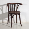 Chaises anciennes avec accoudoirs (vers 1920). Ensemble de 4 pièces #3