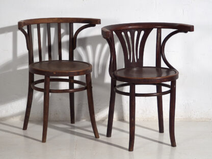 Antique chairs with armrests (c.1920). Set of 4 pieces #3