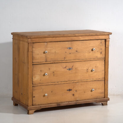 Antique solid wood chest of drawers (c.1920) #25