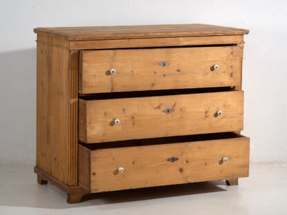 Antique solid wood chest of drawers (c.1920) #25