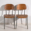 Sillas retro estilo Mid-Century (c.1950). Conjunto de 6 piezas