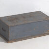 Small antique blue antique trunk (c.1920) #35