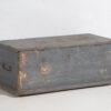 Small antique blue antique trunk (c.1920) #35