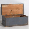 Small antique blue trunk (c.1920) #35 - Image 4