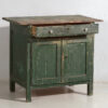 Cómoda verde antigua de madera maciza (c.1920) #58