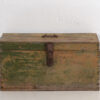 Antiguo cofre de madera maciza (c.1920) #77